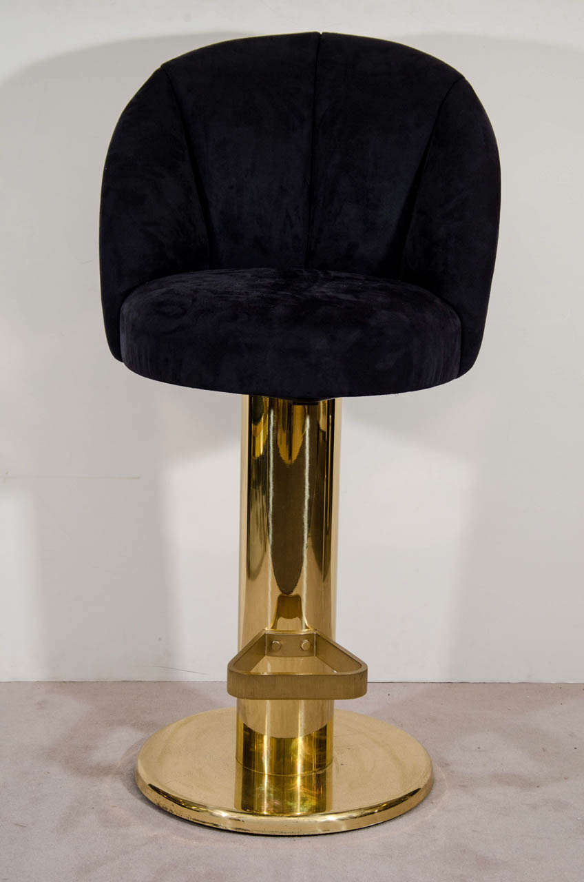 black and gold swivel bar stools