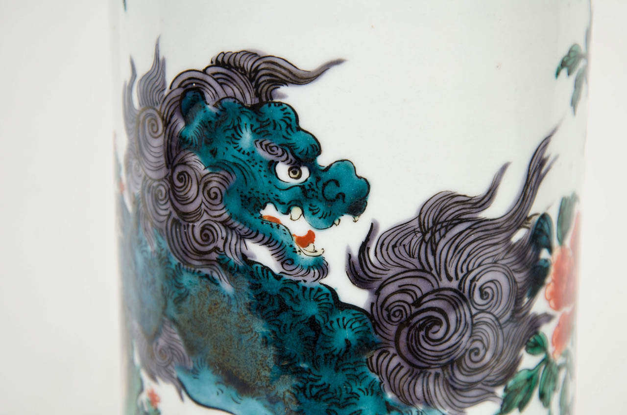 Mid-Century Modern Mid-Century Decorative Ceramic Japanese Vase