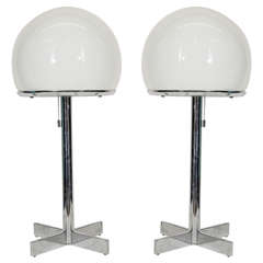 A Mid Century Pair of Gerald Thurston for Lightolier Table Lamps