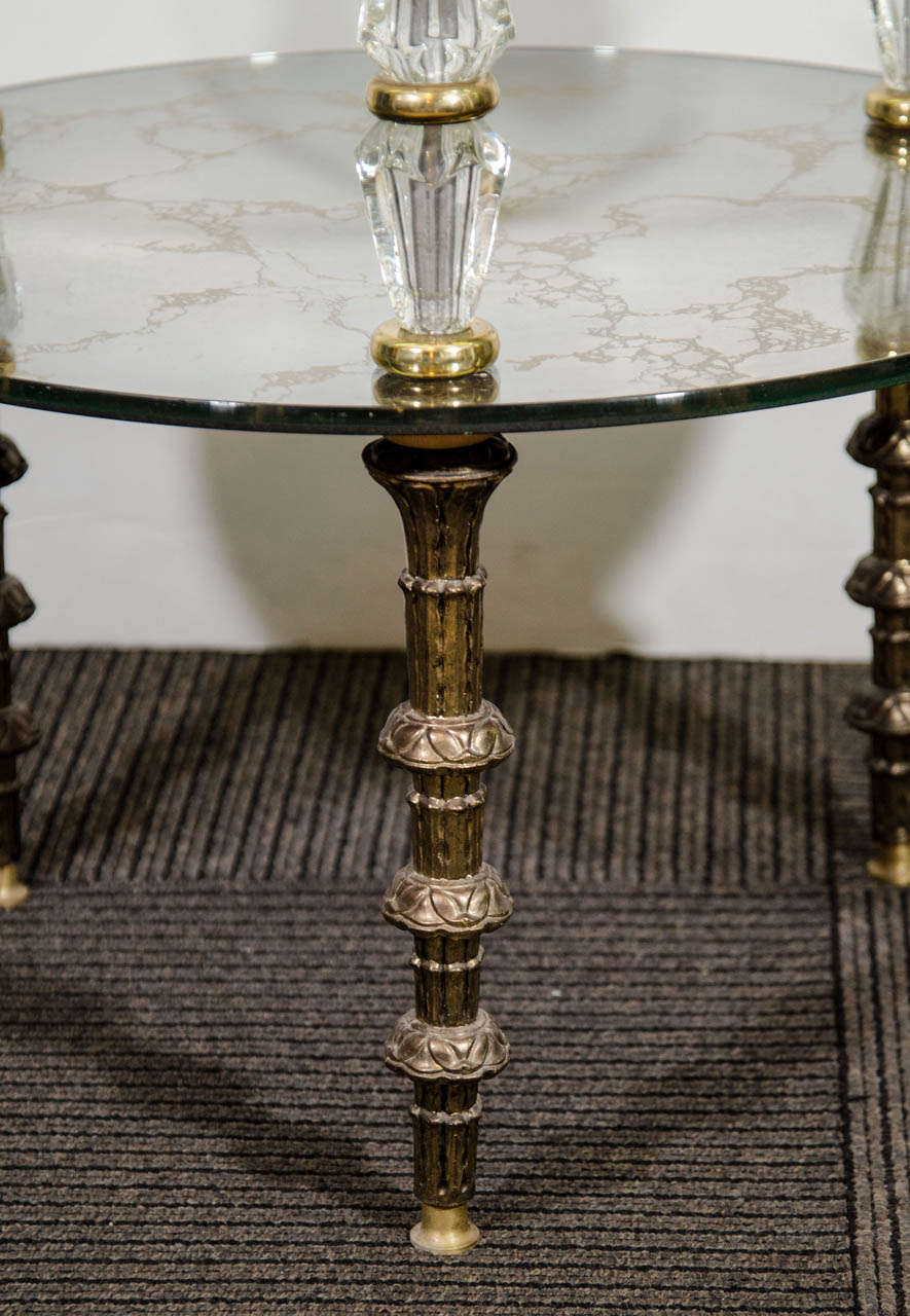 A Pair of Goran Églomisé Hollywood Regency Side Tables at 1stDibs ...