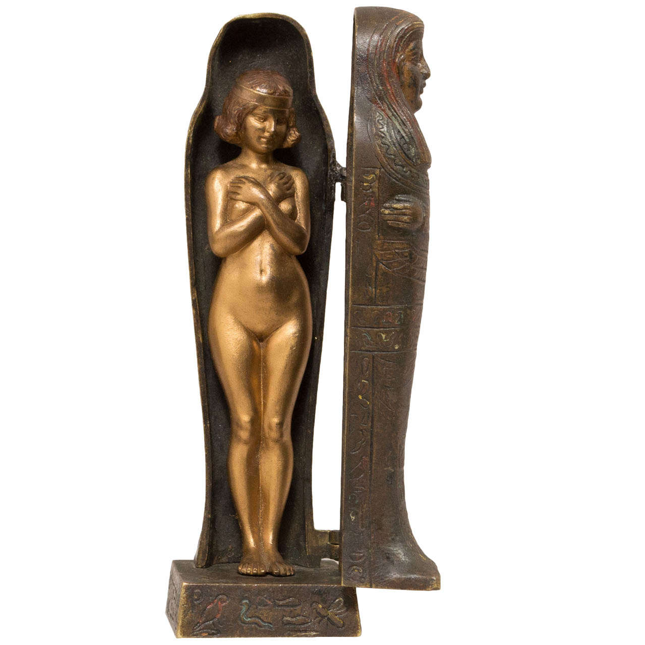 Moveable Naughty Vienna Bronze Mummy