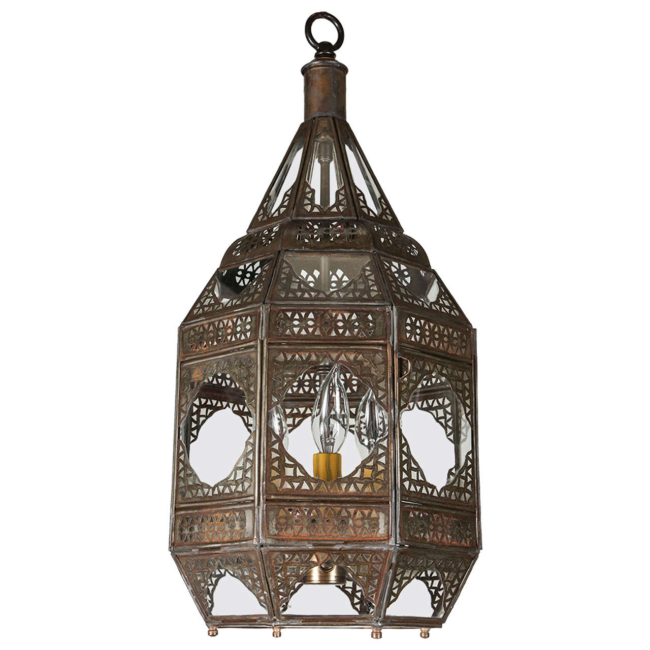 Moorish Glass Hanging Lantern