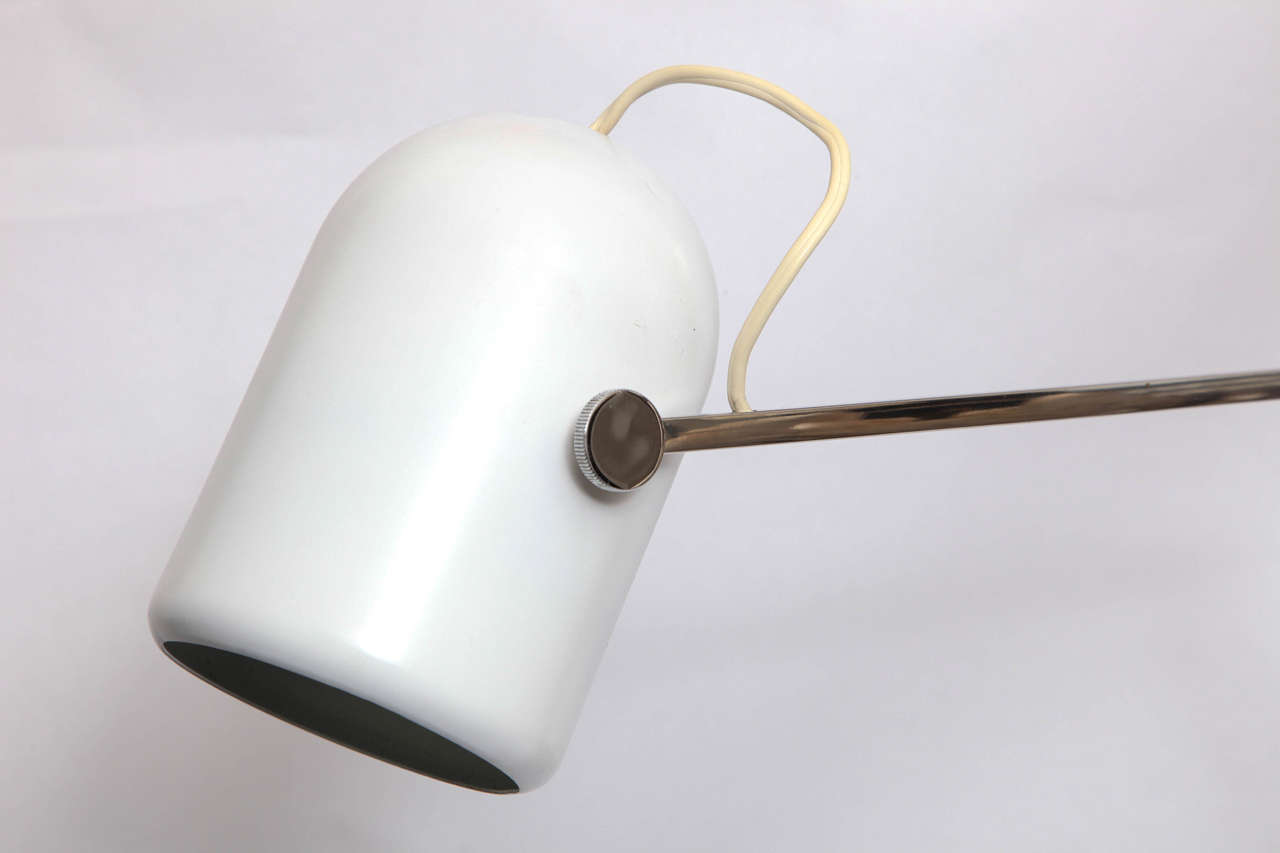 Mid-Century Modern  Reggiani Articulated Table Lamp Mid Century Modern Italy 1960's For Sale