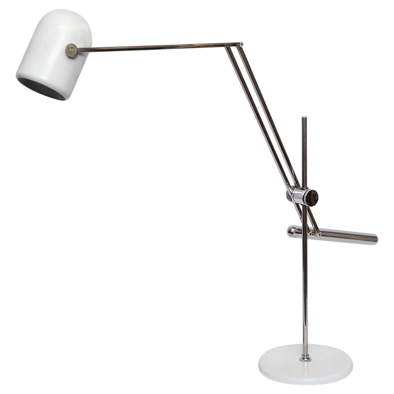  Reggiani Articulated Table Lamp Mid Century Modern Italy 1960's For Sale