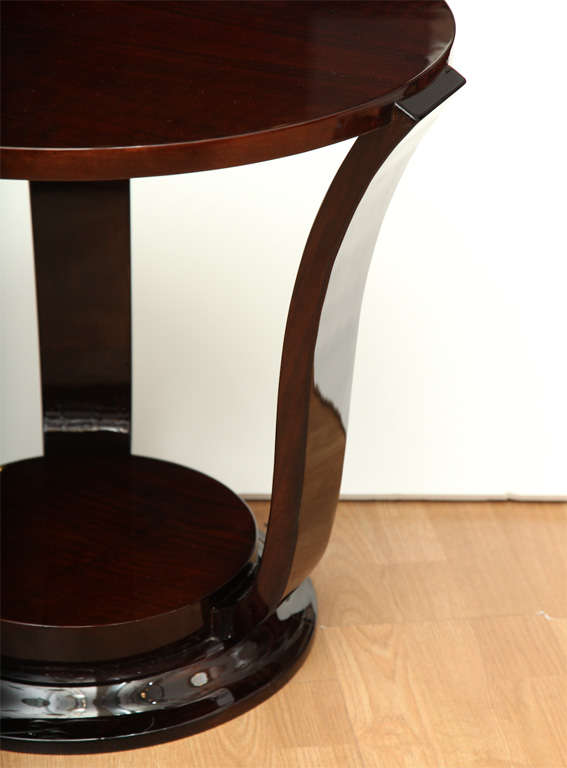 Art Deco Round Side Table For Sale 2