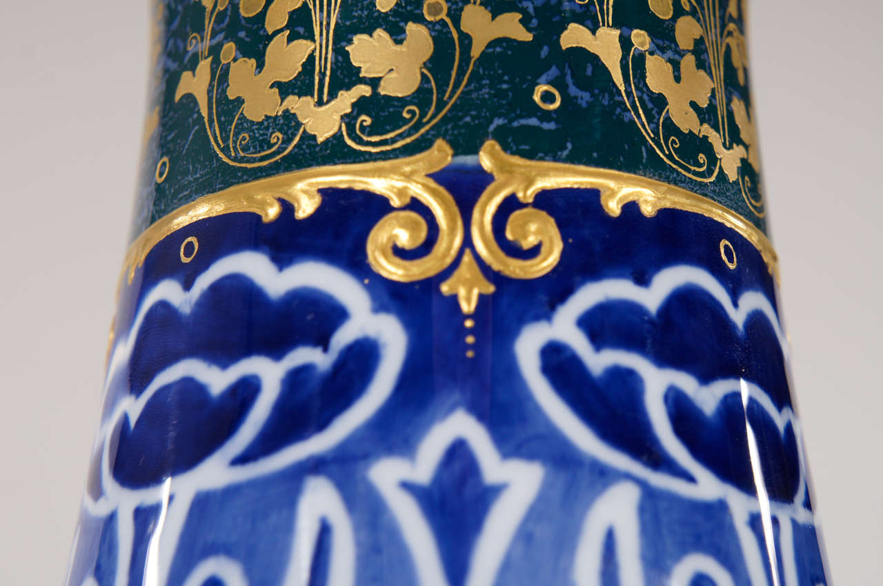 Doulton Burslem Art Nouveau Vase with Poppies 2