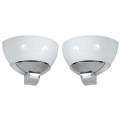 Pair of Art Deco Sconces by Jean Perzel Pair of Art Deco Sconces by Jean Perzel