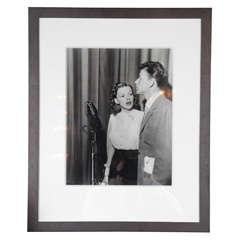 Photograph of Judy Garland and Frank Sinatra