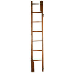 19th C. English Collapsing Library Ladder