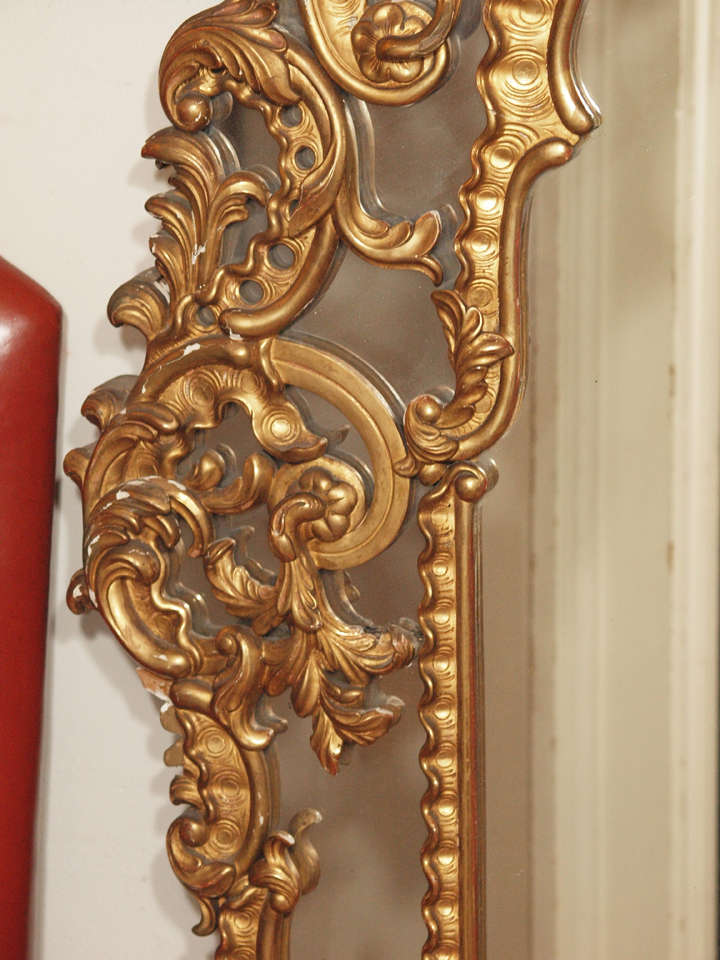 19th Century 19th c. French Regence Style Mirror
