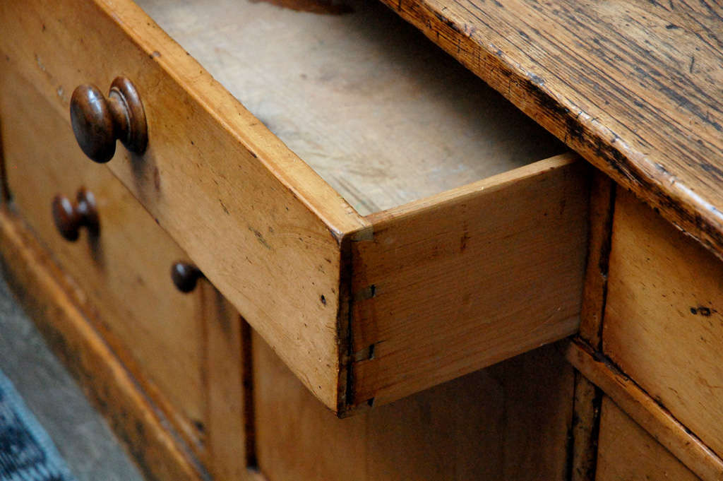 English Country Sideboard in Pine, Circa 1840 3