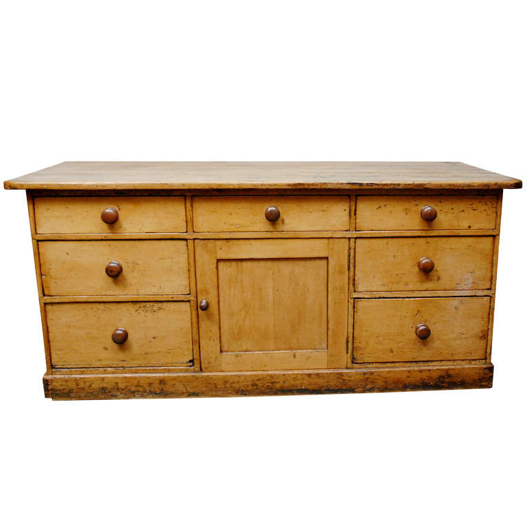 English Country Sideboard in Pine, Circa 1840