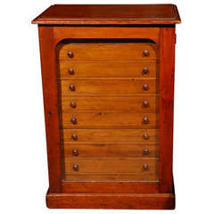A Display Case with Glass Door, Circa 1860