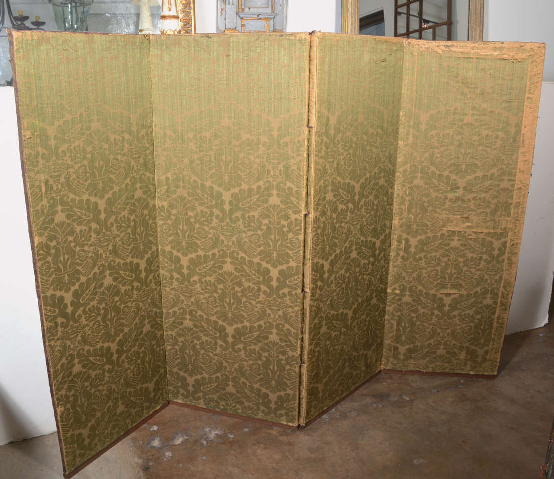 Late 17th c. Leather  Screen Panels 2