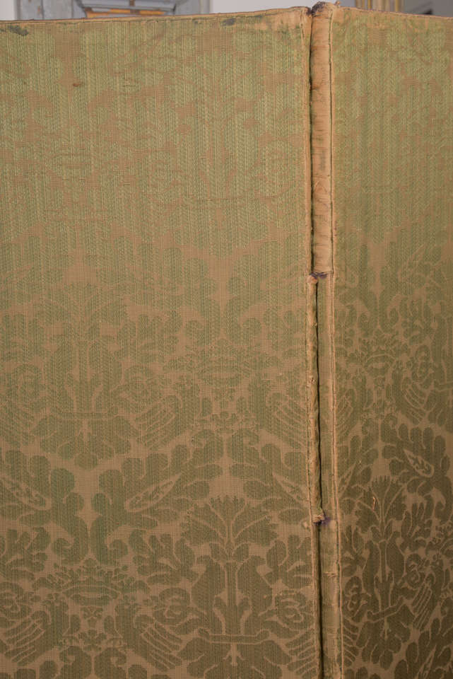 Late 17th c. Leather  Screen Panels 3