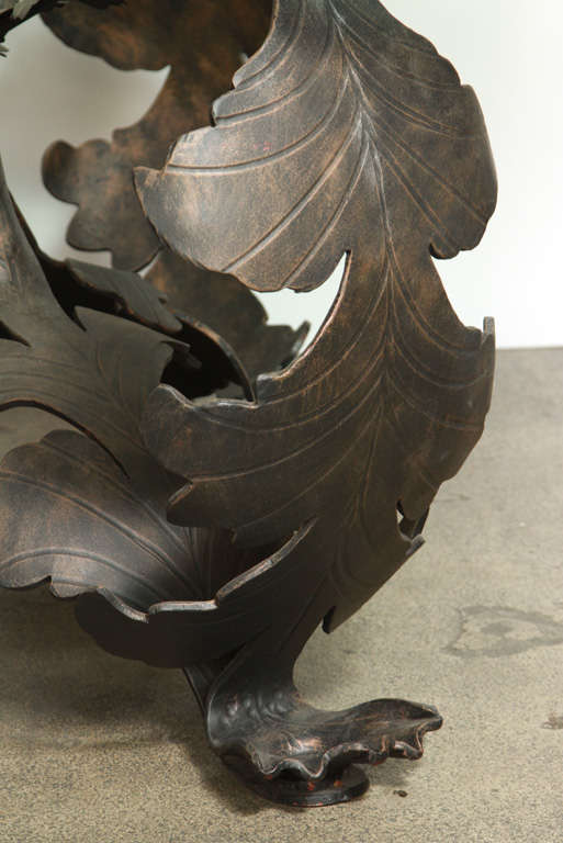 Hand-Crafted Spectacular Massive Brutalist Sculptural Custom Dining Table Base