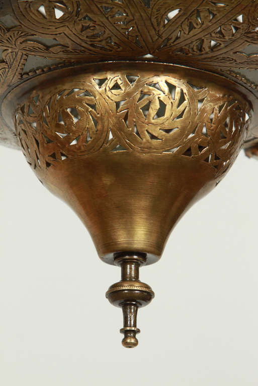 brass moroccan pendant light