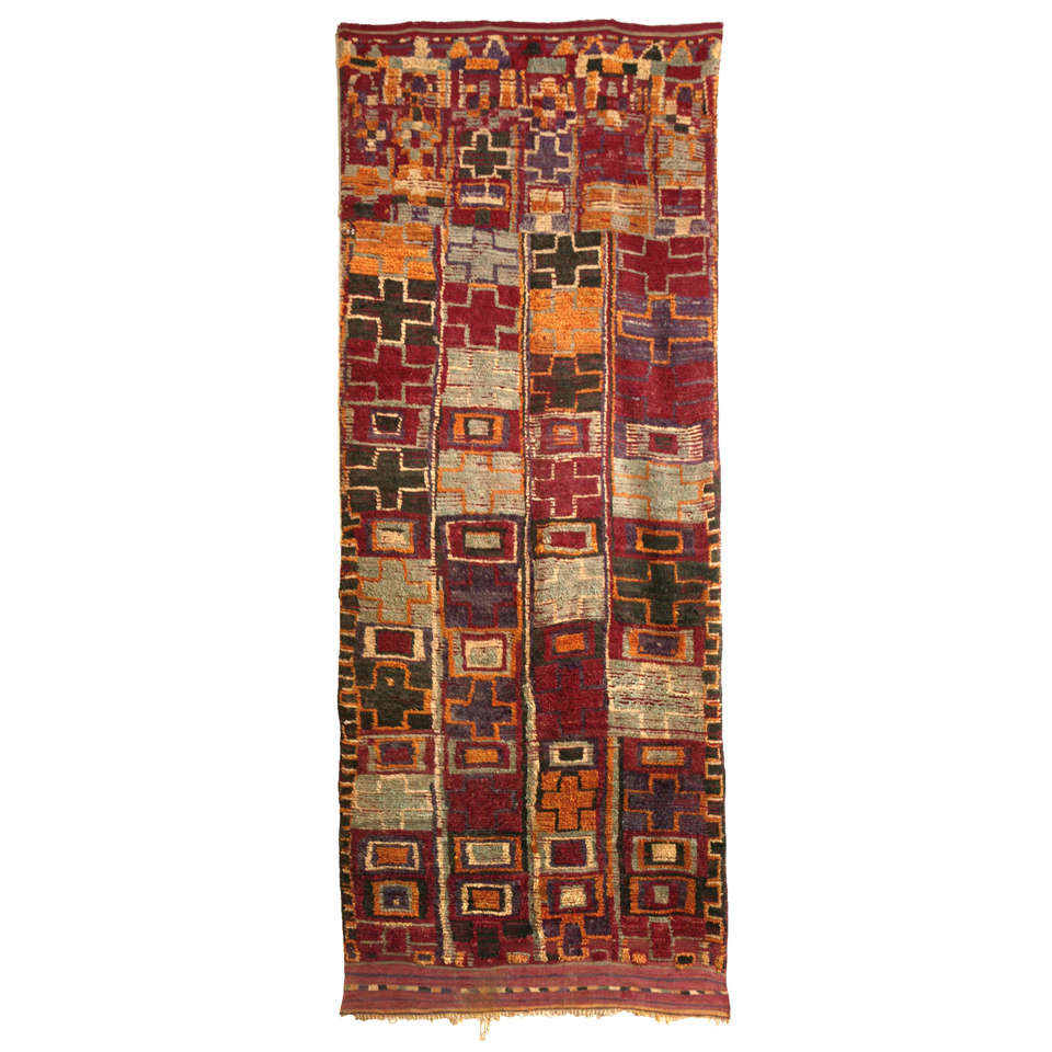 Vintage Moroccan Rug For Sale