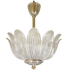 Tulip Chandelier by Orrefors