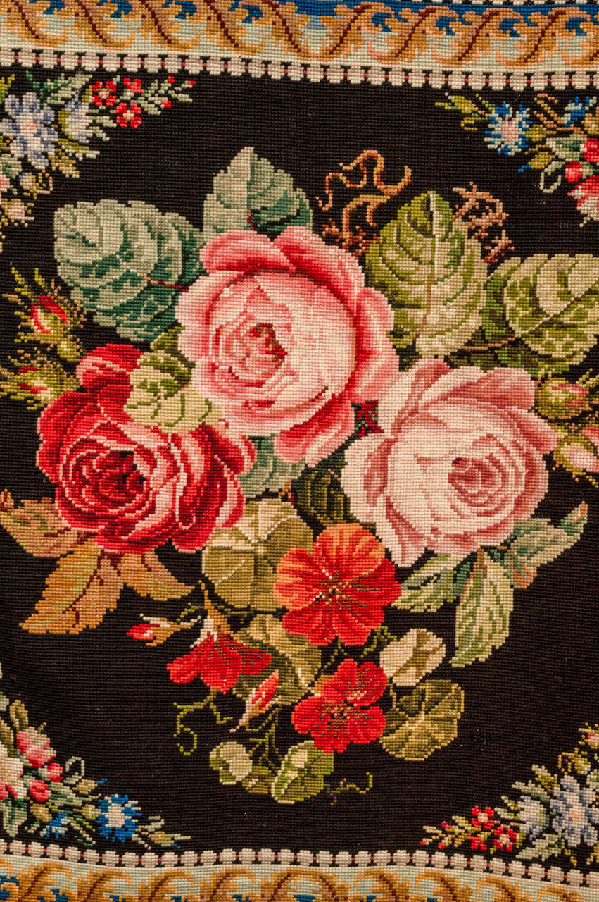 Needle Point Tapestry Runner, English, circa 1880 For Sale 1