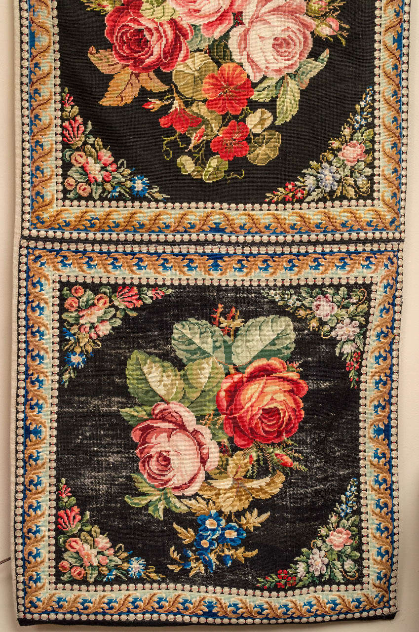 Needle Point Tapestry Runner, English, circa 1880 For Sale 2