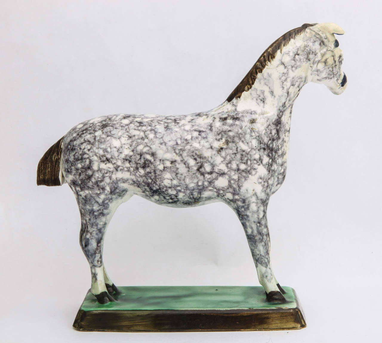 18th Century and Earlier A Rare Saint Anthonys Pottery Horse For Sale