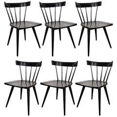 Paul McCobb Planner Group Set of Six Dining Chairs