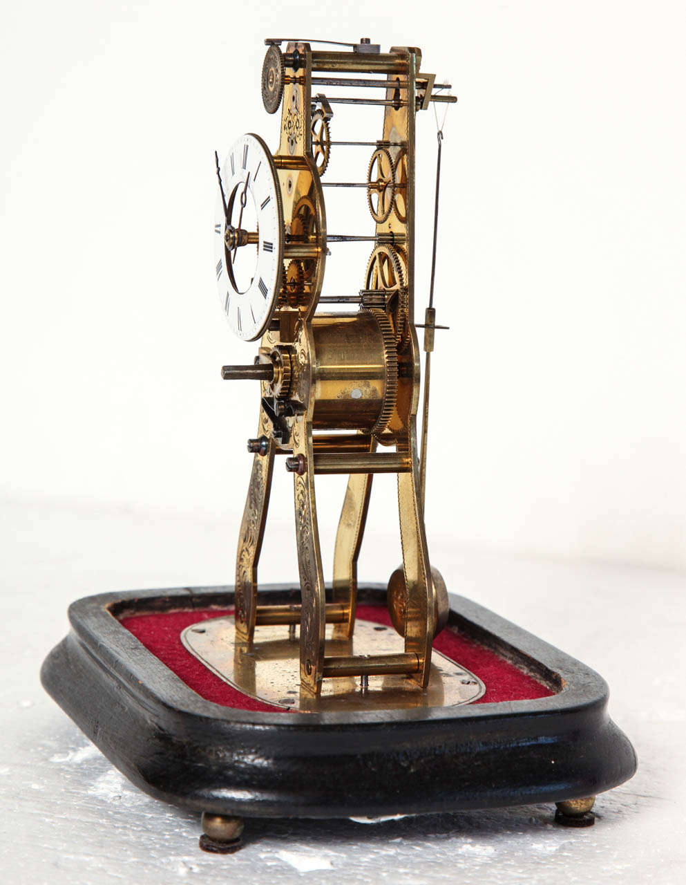 19th Century French Skeleton Clock 2