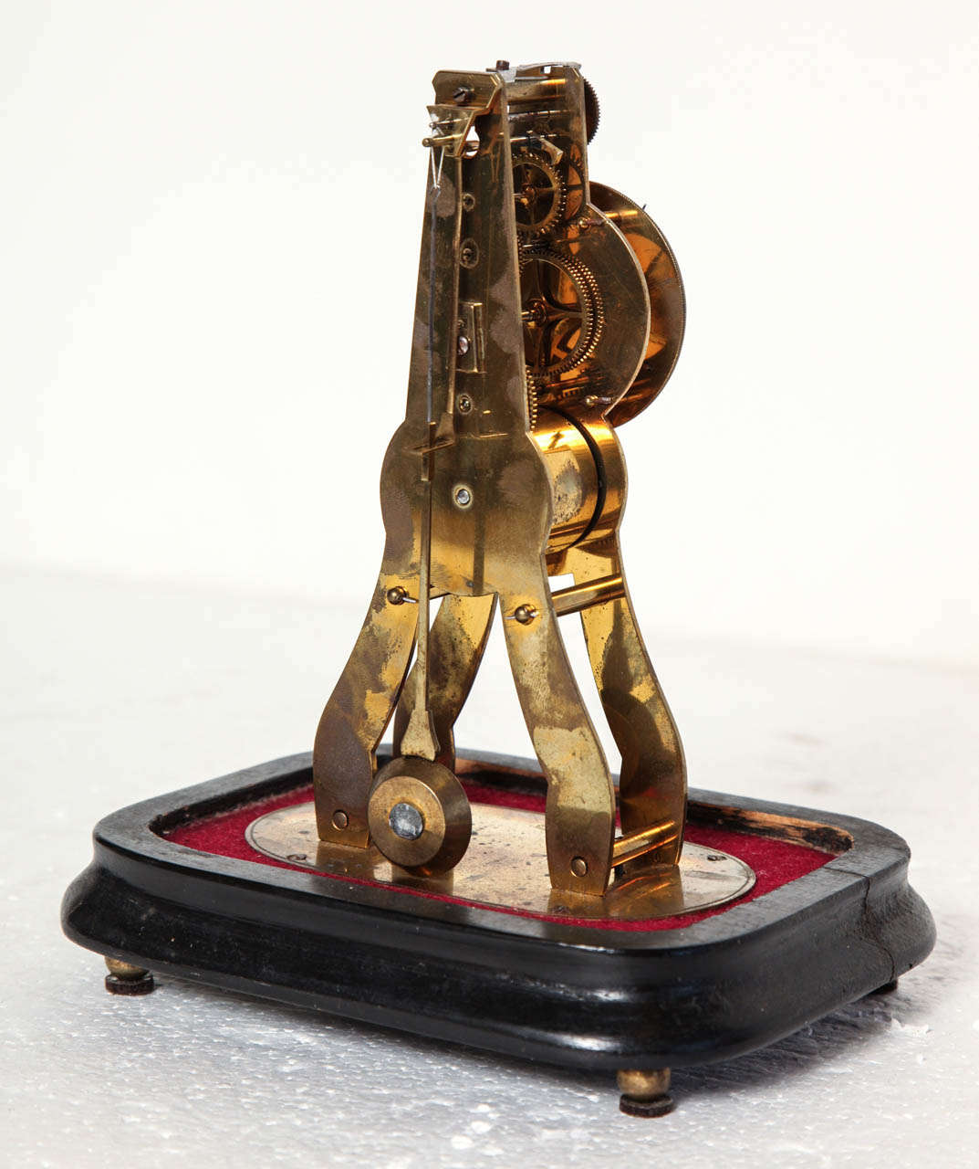 19th Century French Skeleton Clock 4