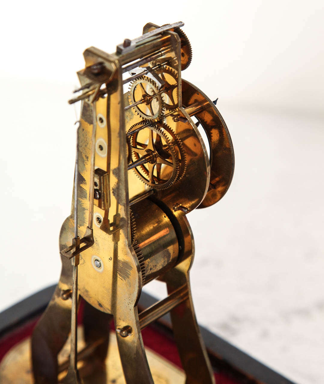 19th Century French Skeleton Clock 5