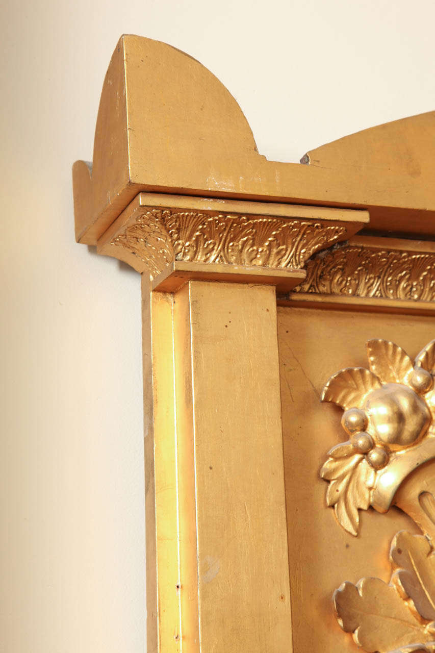 19th Century Swedish Gilded Pier Mirror For Sale 6