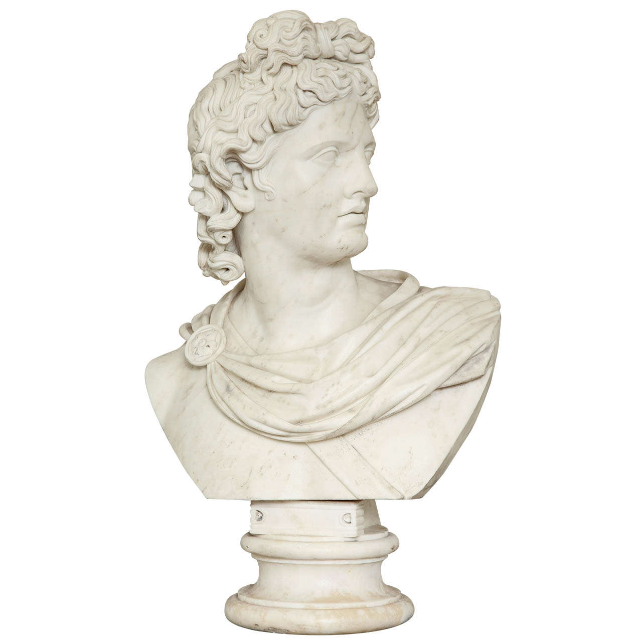 19th Century Heroic Bust of Apollo