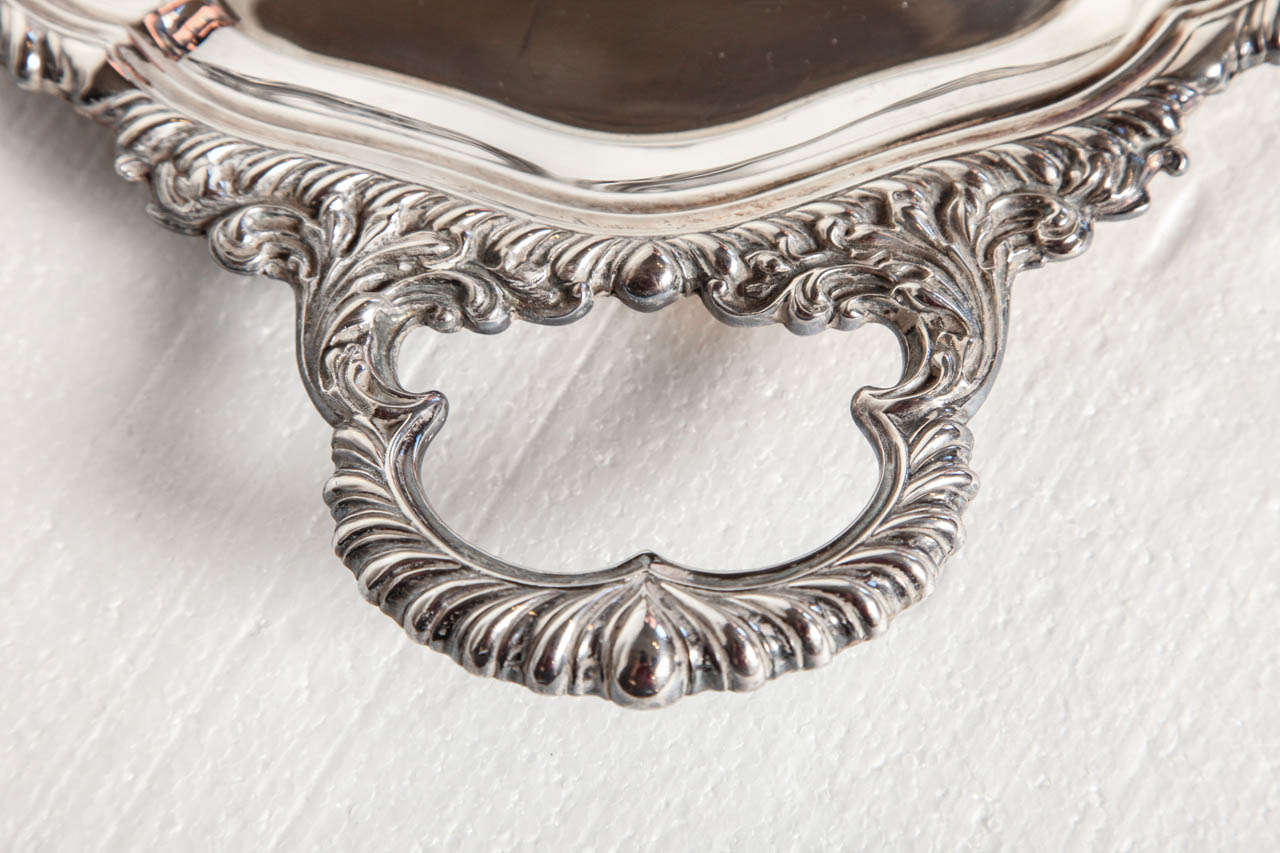 20th Century Silver Plated Tray by Mappin&Webb's