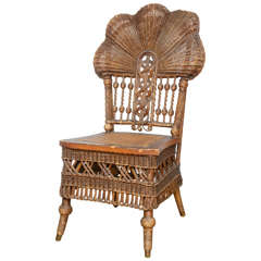 Rare Heywood-Wakefield Wicker Chair