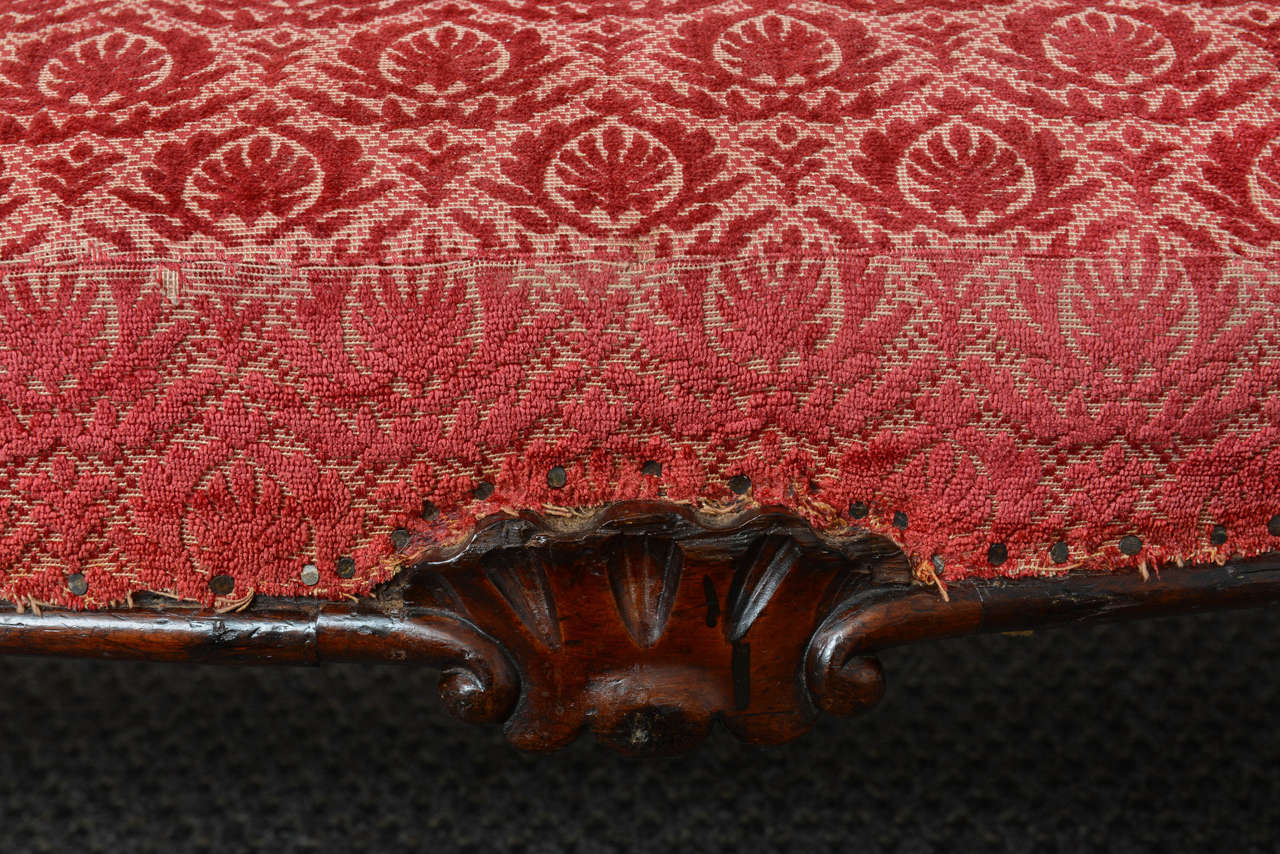 19th Century English Mahogany Loveseat or Double-Ended Victorian Settee In Good Condition In West Palm Beach, FL