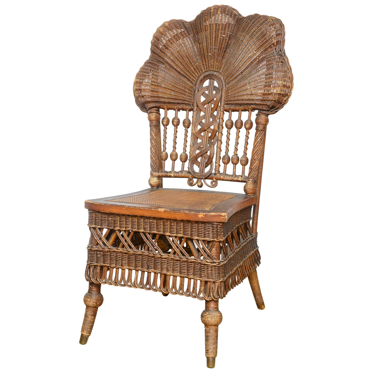 Rare HeywoodWakefield Wicker Chair at 1stDibs heywood wakefield