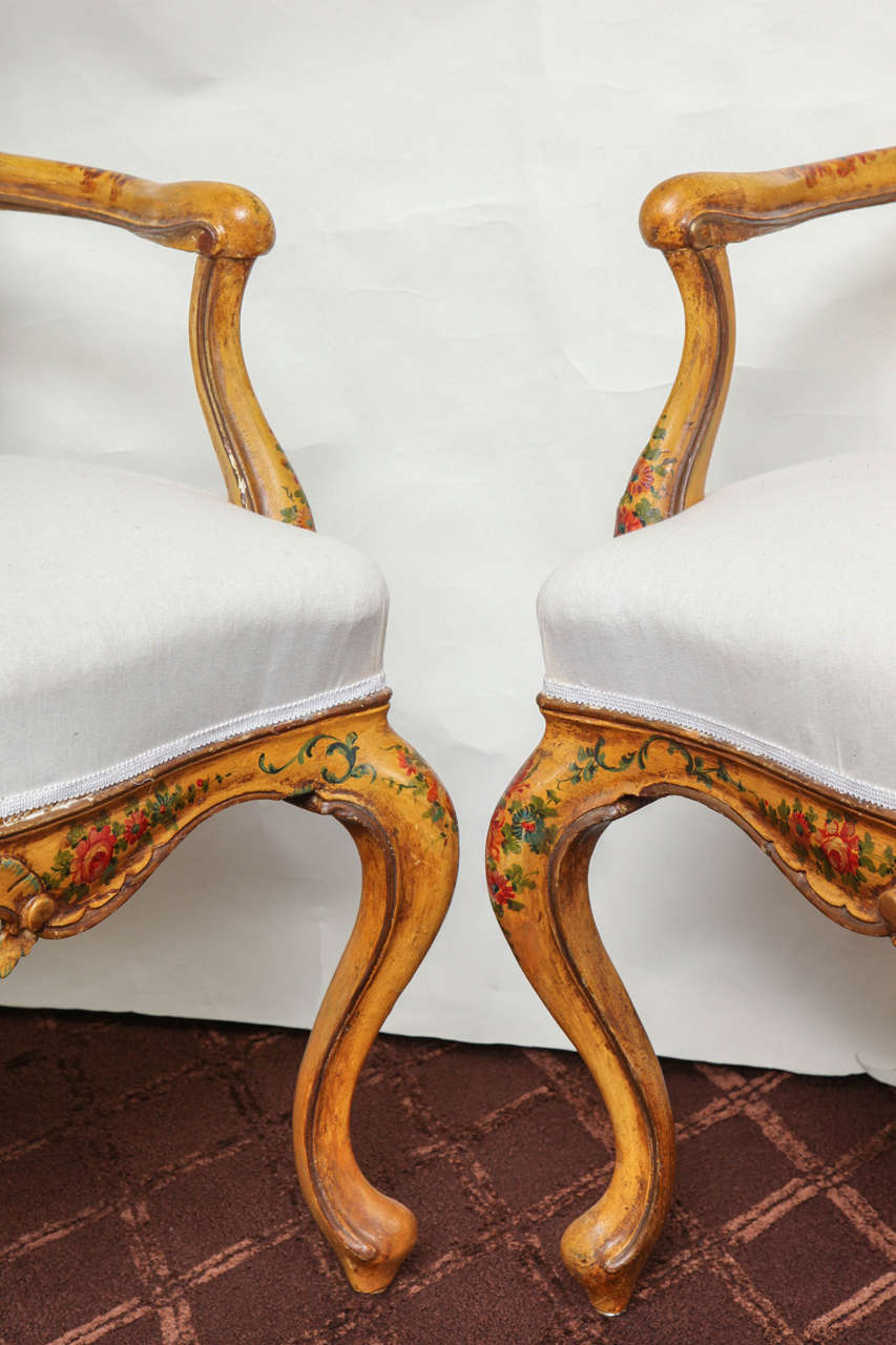 rococo armchairs