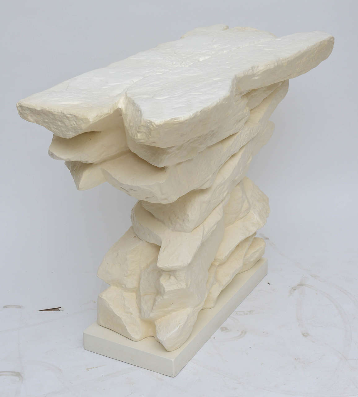 Plaster Sirmos Rock Quarry Console Table