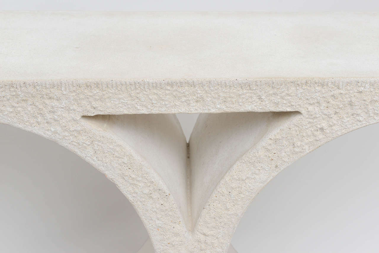 cast stone console table
