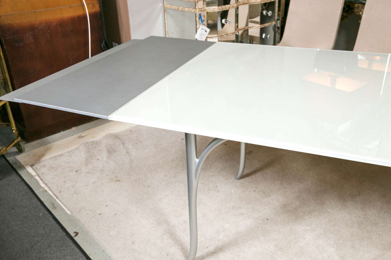 Late 20th Century Roche Bobois Dining Table with Extendable Leave