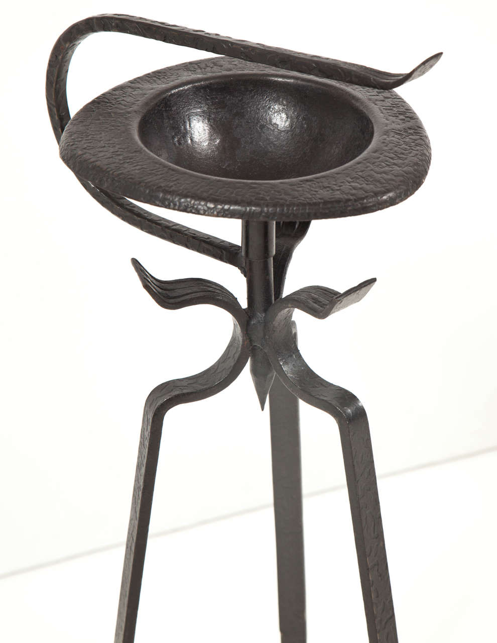Hammered Hand-Forged French Smoking Stands