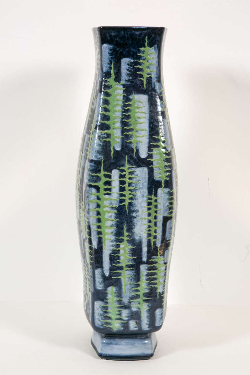 Mid-20th Century Important Porcelain Vase by Marcel Prunier, 1958, for Sevres Manufacture