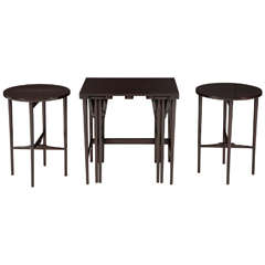 Bertha Schaefer Nesting Side Tables for Singer and Sons