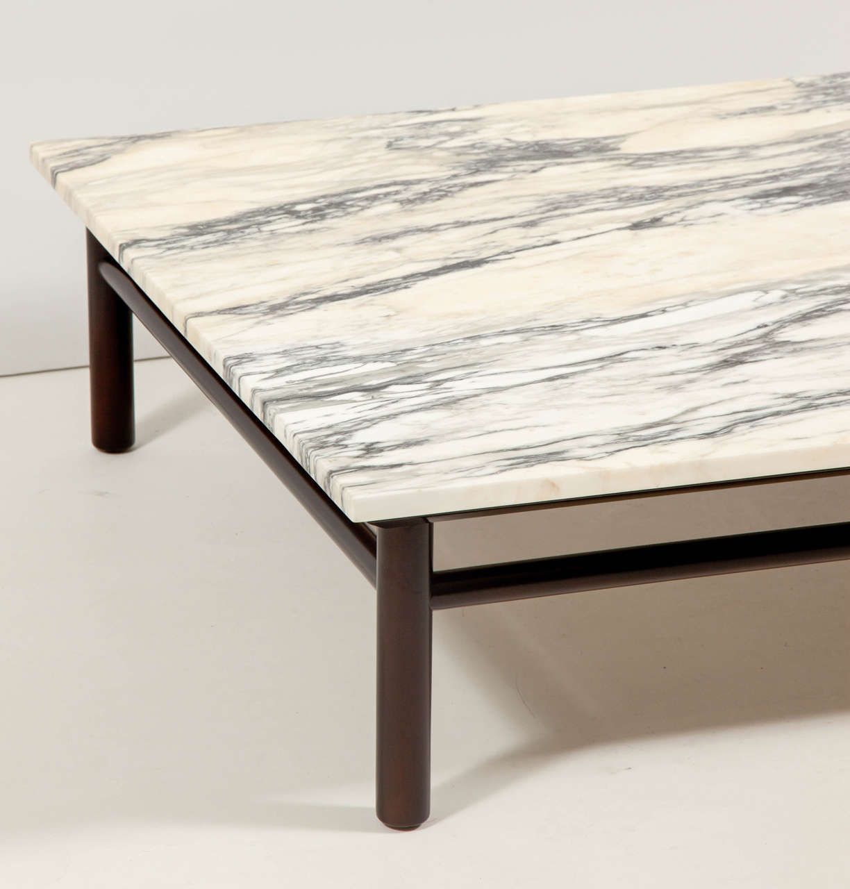 Robsjohn-Gibbings Walnut and Marble Coffee Table at 1stDibs | walnut ...