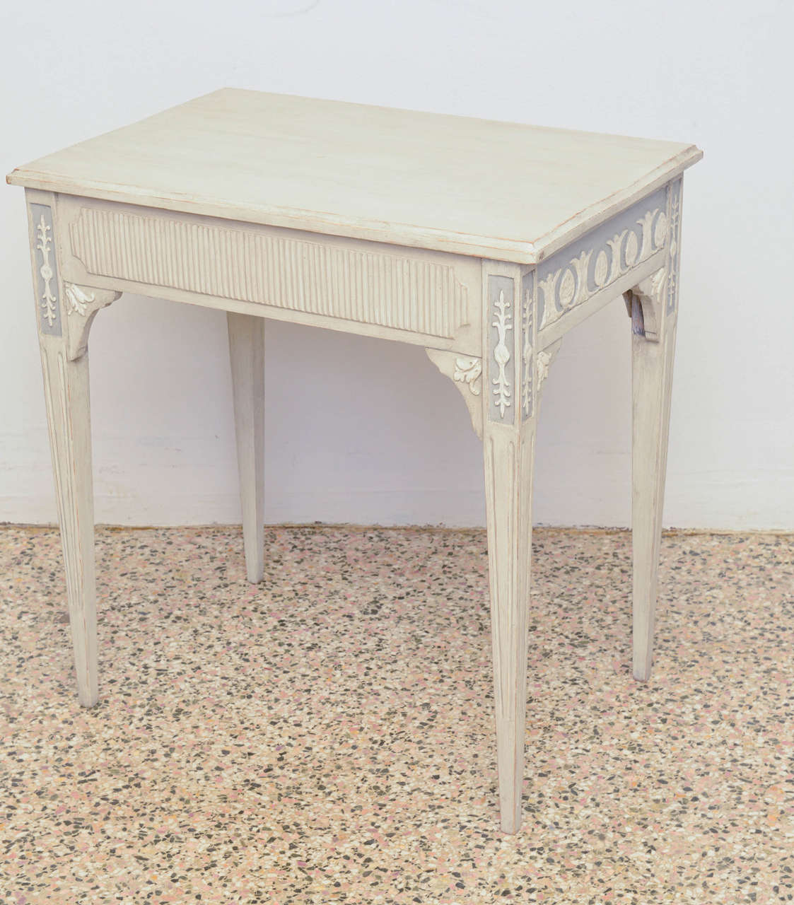 19th Century Antique Swedish Gustavian Table with Drawer at 1stDibs