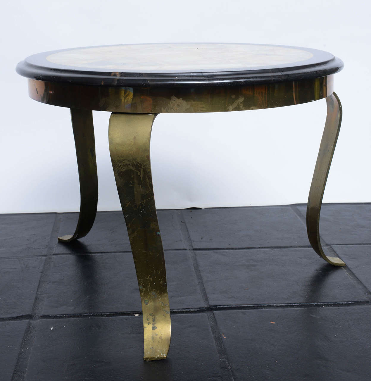 Arturo Pani Onyx and Brass Side Tables 2