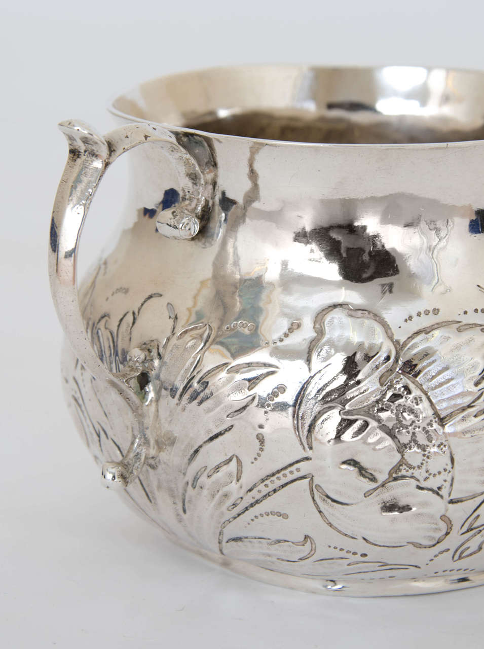 English A Charles II Antique Silver Porringer