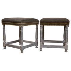 Antique French Painted Footstools