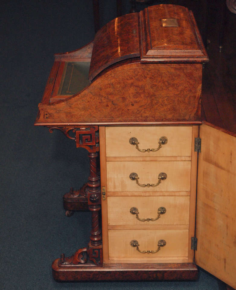Rare Antique Mechanical Davenport Desk 4