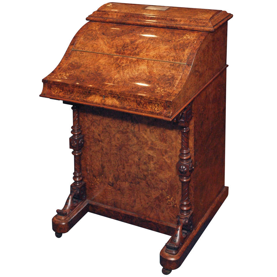 Rare Antique Mechanical Davenport Desk